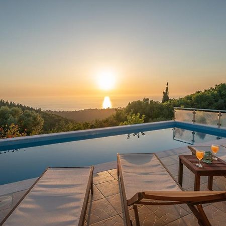 Stone Villa Eriphyle ,Private Witn Sunset View Фіскардо Екстер'єр фото