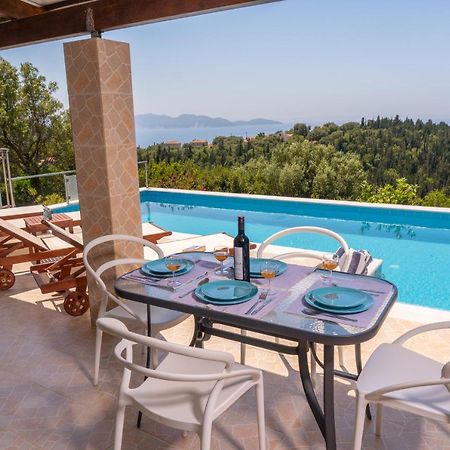Stone Villa Eriphyle ,Private Witn Sunset View Фіскардо Екстер'єр фото
