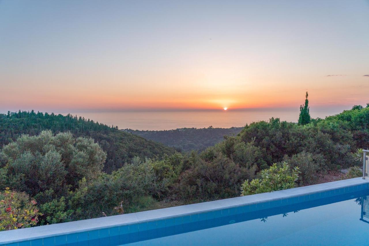 Stone Villa Eriphyle ,Private Witn Sunset View Фіскардо Екстер'єр фото