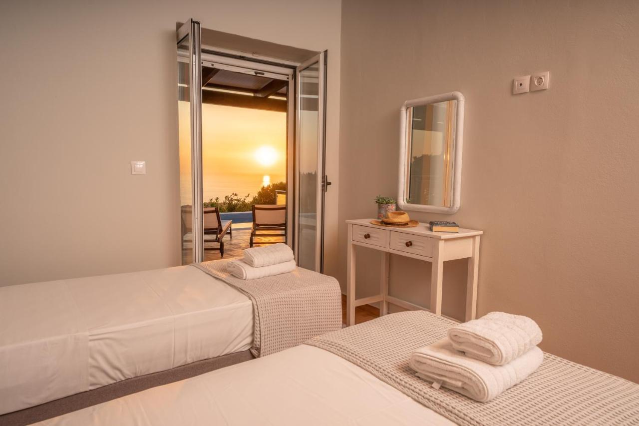 Stone Villa Eriphyle ,Private Witn Sunset View Фіскардо Екстер'єр фото