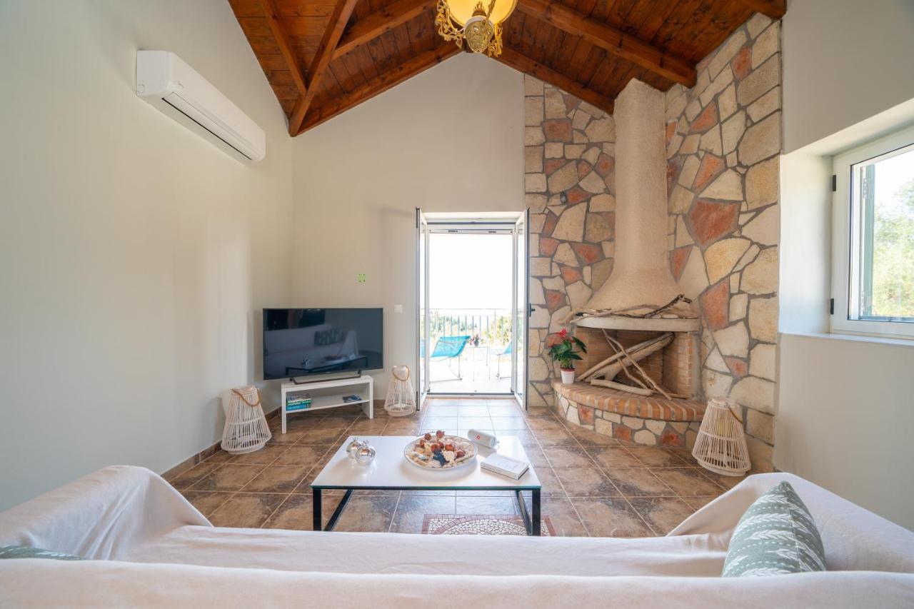 Stone Villa Eriphyle ,Private Witn Sunset View Фіскардо Екстер'єр фото