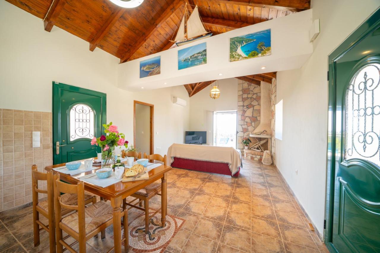 Stone Villa Eriphyle ,Private Witn Sunset View Фіскардо Екстер'єр фото