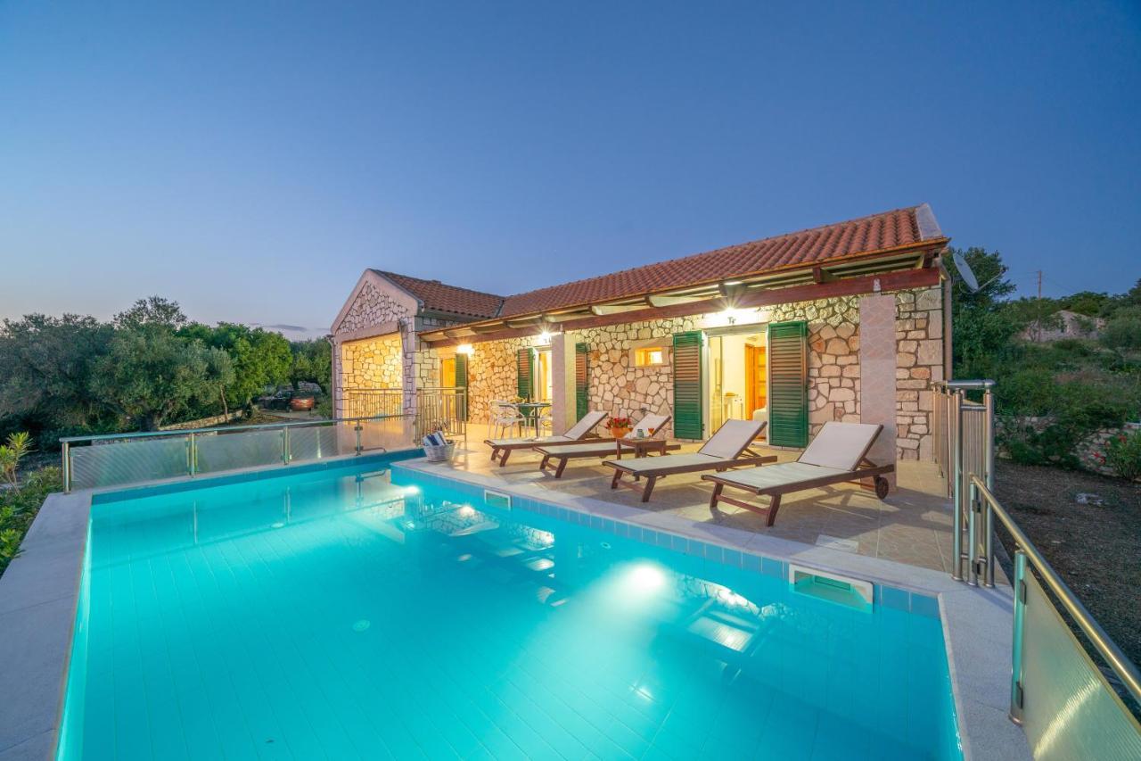 Stone Villa Eriphyle ,Private Witn Sunset View Фіскардо Екстер'єр фото