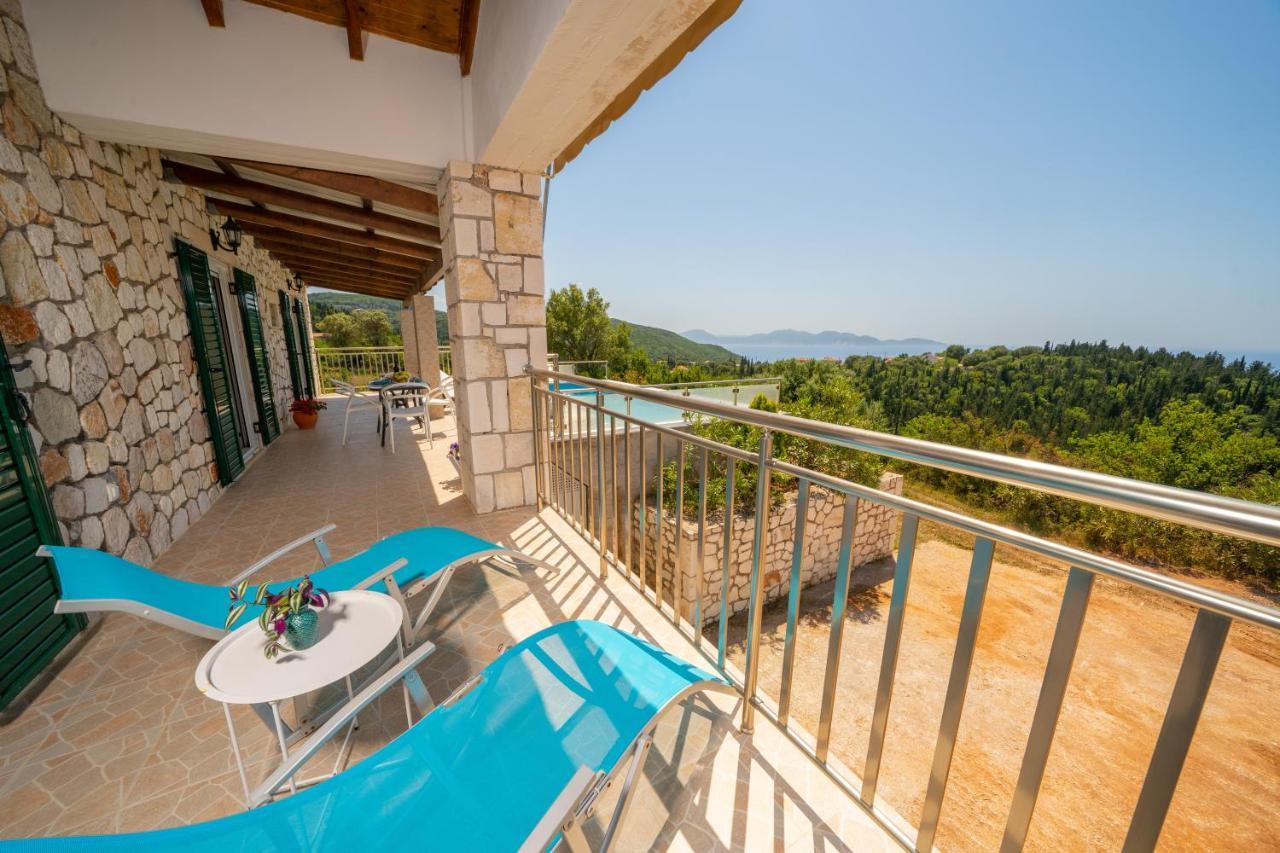 Stone Villa Eriphyle ,Private Witn Sunset View Фіскардо Екстер'єр фото