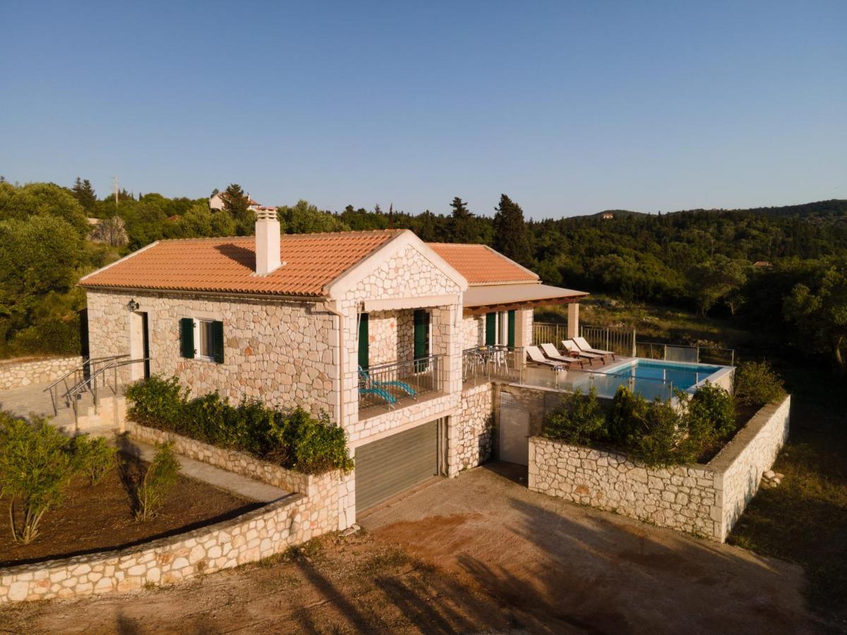 Stone Villa Eriphyle ,Private Witn Sunset View Фіскардо Екстер'єр фото