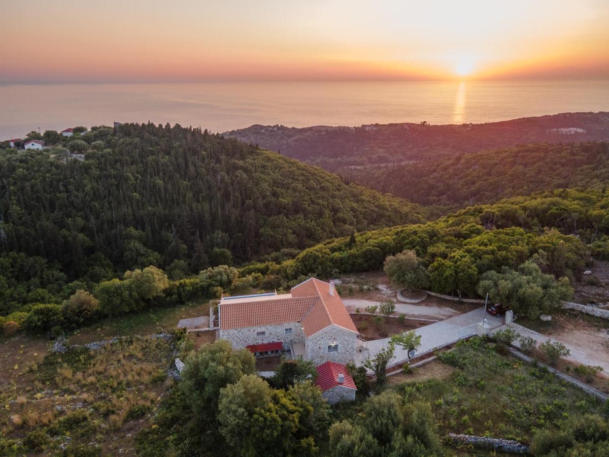 Stone Villa Eriphyle ,Private Witn Sunset View Фіскардо Екстер'єр фото