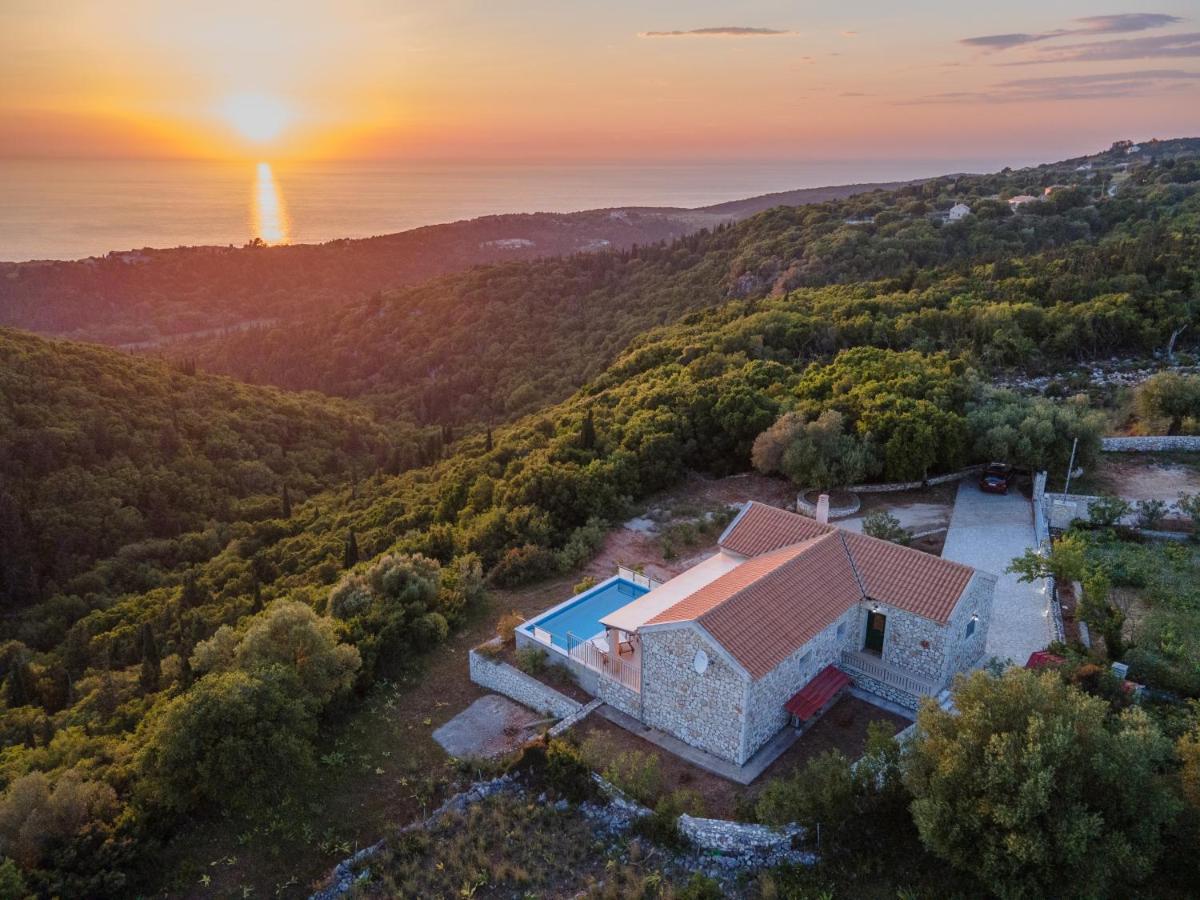 Stone Villa Eriphyle ,Private Witn Sunset View Фіскардо Екстер'єр фото